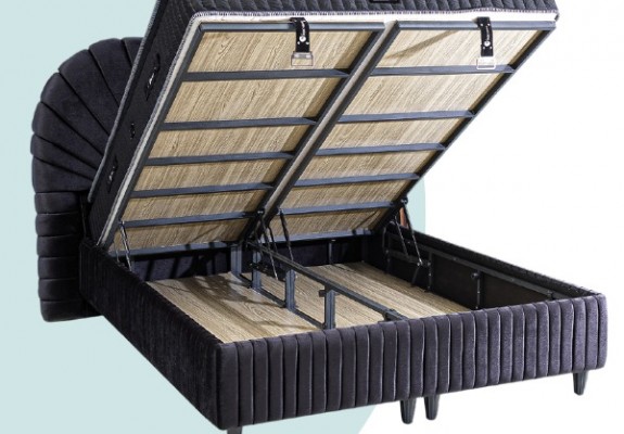 Medallion Bed, Base, Headboard Set